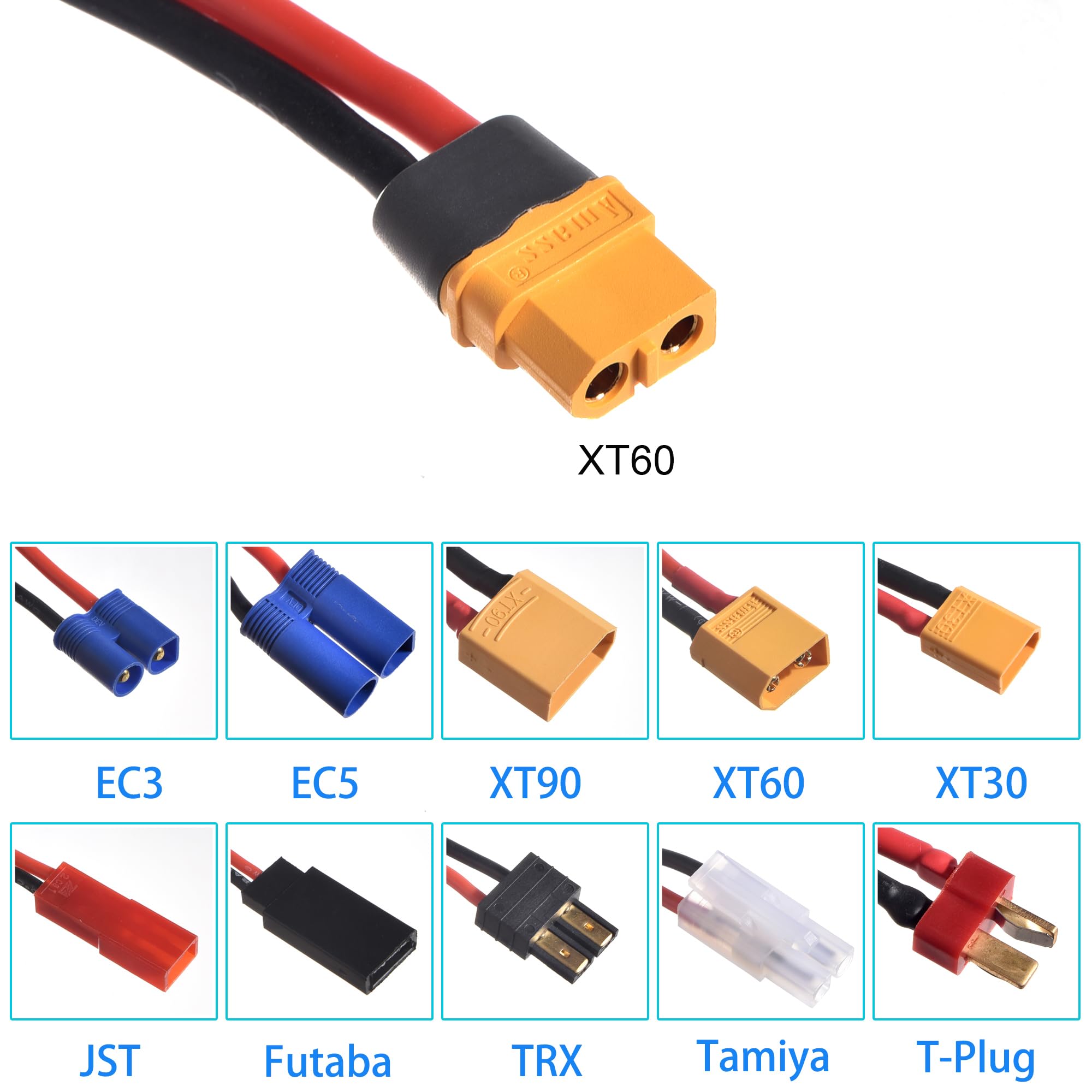 10-in-1 RC Lipo Battery Charger Adapter with Balance Board – ZEVORO Multi-Connector Cable for XT60H, TRX, T-Plug, Tamiya, and More