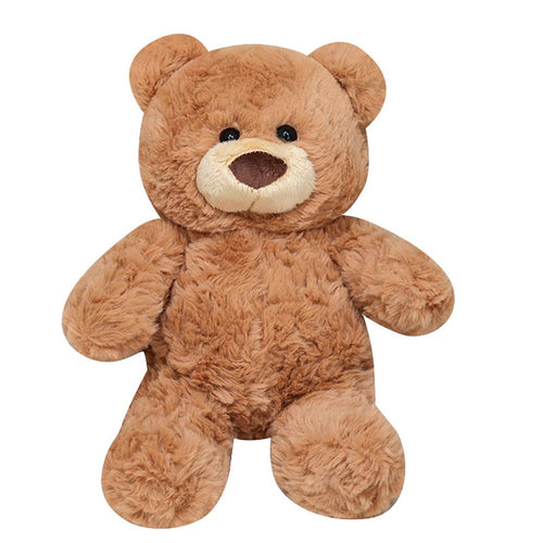 10-Inch Brown Plush Teddy Bear – Soft Stuffed Animal for Kids and Adults, Gift for Birthday Christmas Valentine's Day