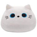 10-Inch Soft White Cat Plush Toy – Cute Squishy Plushie for Cat Lovers