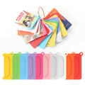 10 Pack Reusable Plastic Yoto Card Holders with Stainless Steel Ring - Portable Storage Sleeves for Yoto Mini & Player