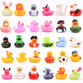 10-Pack Rubber Duck Assortment for Bath, Pool, Jeep Ducking, Party Favors, and Easter Gifts by Entervending