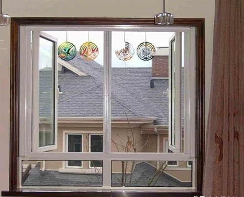 10 Pack Sublimation Wind Spinner Blanks – Aluminum 2.83 Inch DIY Craft for Indoor/Outdoor
