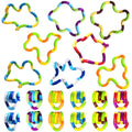 10-Pack Twistable Fidget Toys – Sensory Stress Relief for Kids, Teens, and Adults