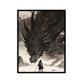 100 Dragon Themed Card Sleeves for TCG Games - 2.6 x 3.6 Inch Standard Size - Clear Front
