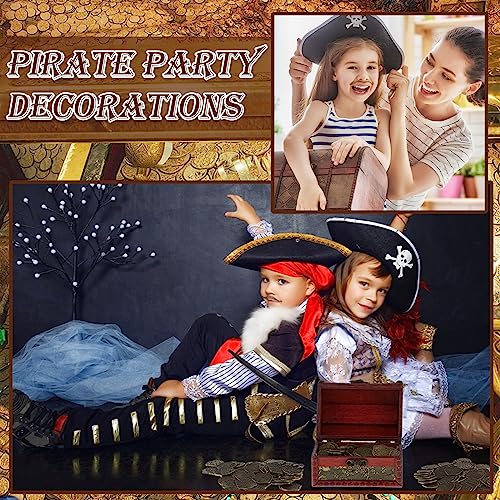 100 Metal Pirate Coins – Bronze Spanish Doubloon Tokens for Treasure Hunts & Party Games