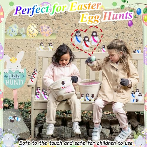 100 Mini Jesus Figures – 6 Colors Rubber Jesus Toys for Easter, Baptism, and Faith Sharing