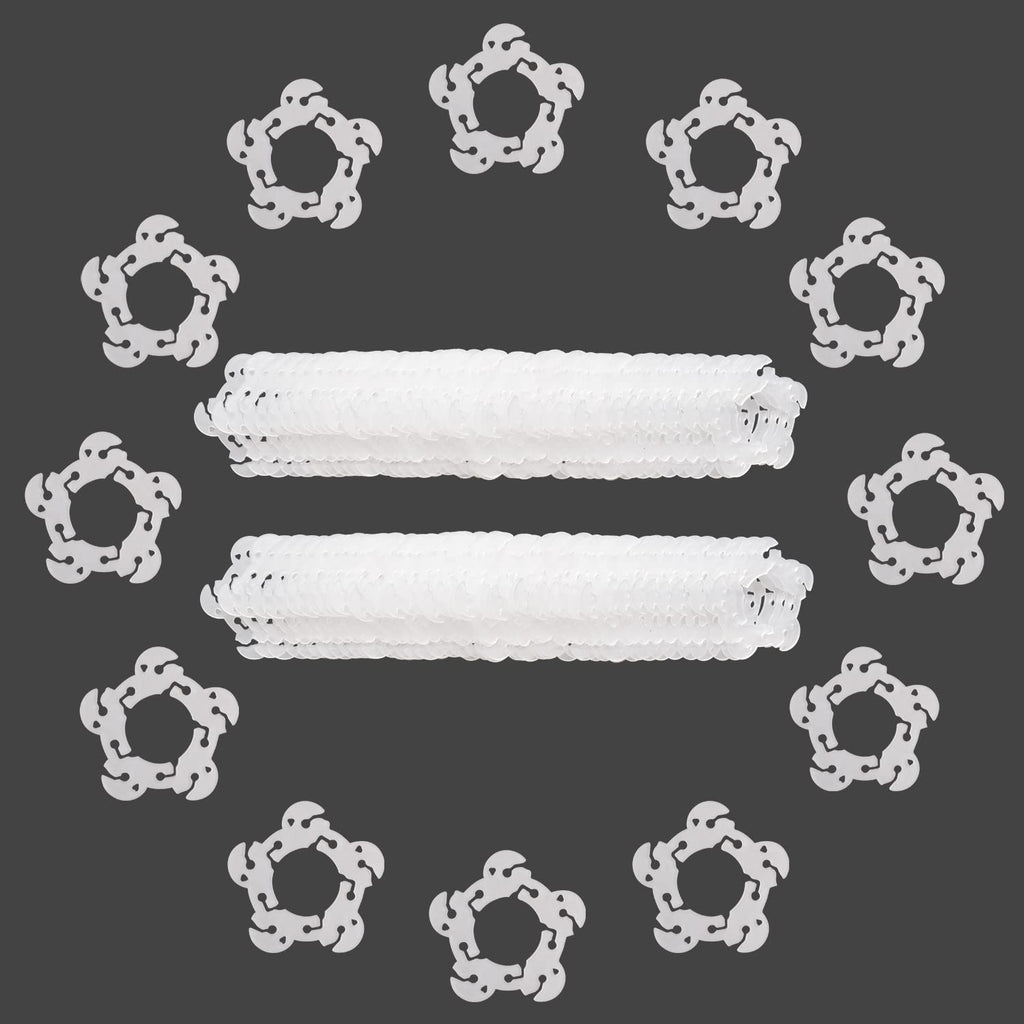 100 Pack Balloon Arch Clips – Reusable Plastic Balloon Connectors for Party Decor