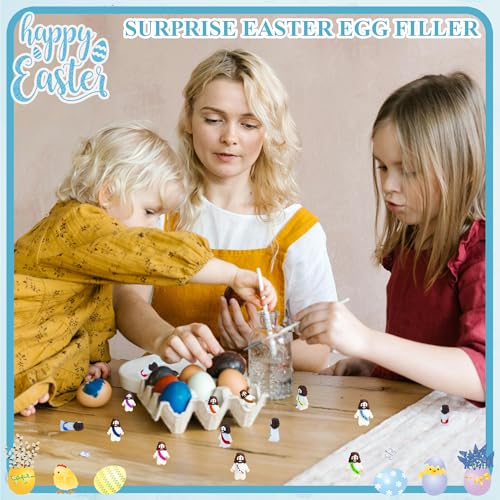 100 Pack Mini Rubber Jesus Figures - 'Jesus Loves You' Toys for Easter Eggs, Sunday School, and Faith Sharing (10 Colors)