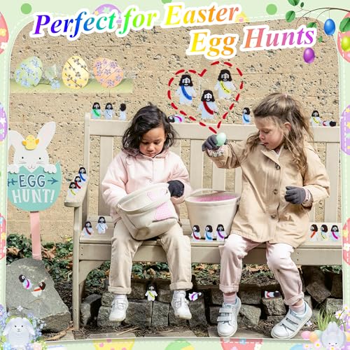 100 Pack Mini Rubber Jesus Figures for Easter Egg Stuffers, Hide and Seek, Sunday School Party Favors - Pocket Sized Toys with 'Jesus Loves You' Message