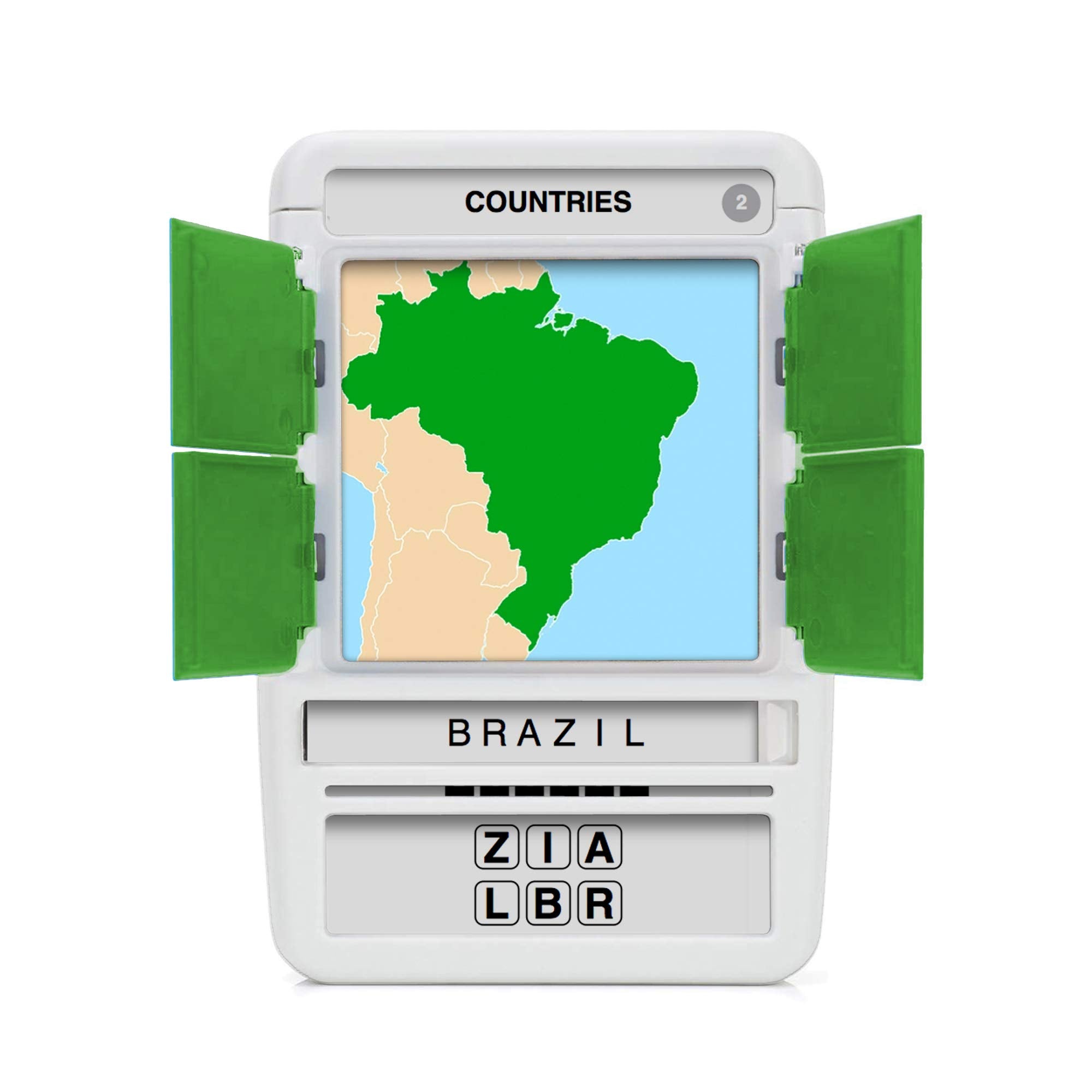 100 PICS Countries of the World Travel Game – Learn 100 Countries with Flash Cards & Slide Reveal Case