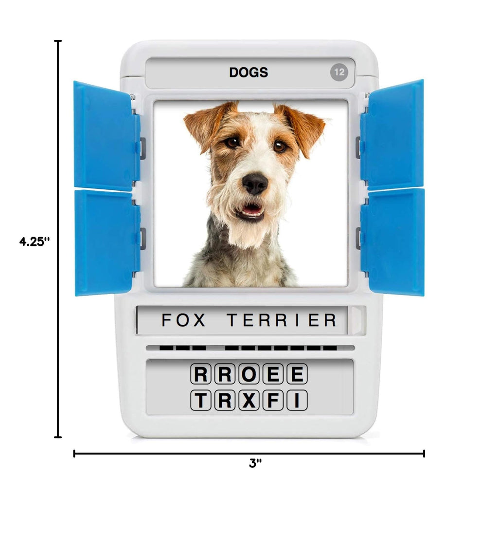 100 PICS Dogs Travel Game – Learn 100 Dog Breeds with Slide Reveal Cards
