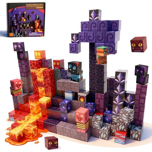 100-Piece Magnetic Building Blocks Set – STEM Learning Toys for Kids Age 3+