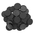 100-Piece Round Plastic Miniature Bases 40mm (1.57in) by Evemodel for Wargaming
