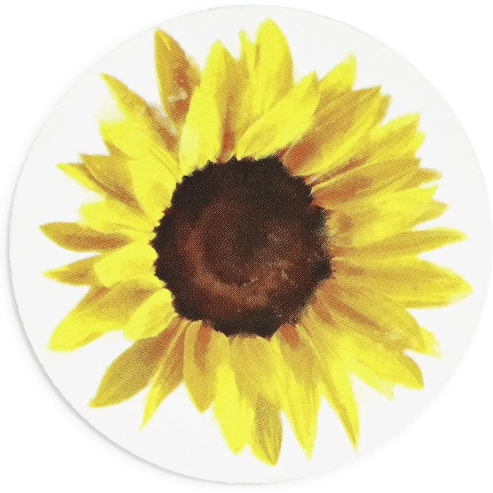 1000 Yellow Sunflower Stickers - BLUE PANDA Flower Decals Roll for DIY Crafts, Envelope Seals (1.5 Inch)