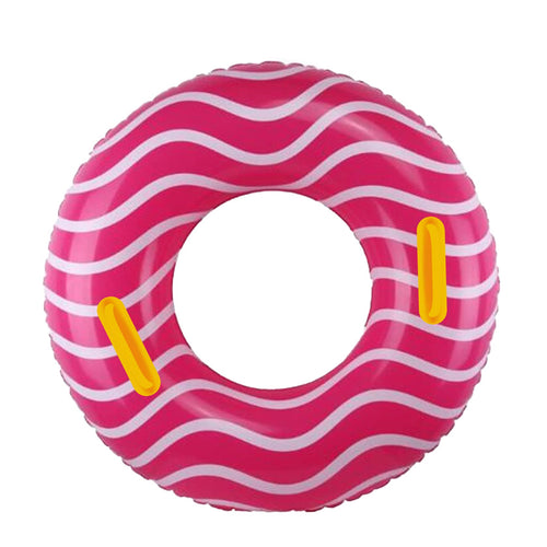 10Leccion 40-Inch Pink Inflatable Pool Float with Handles for Adults and Teens