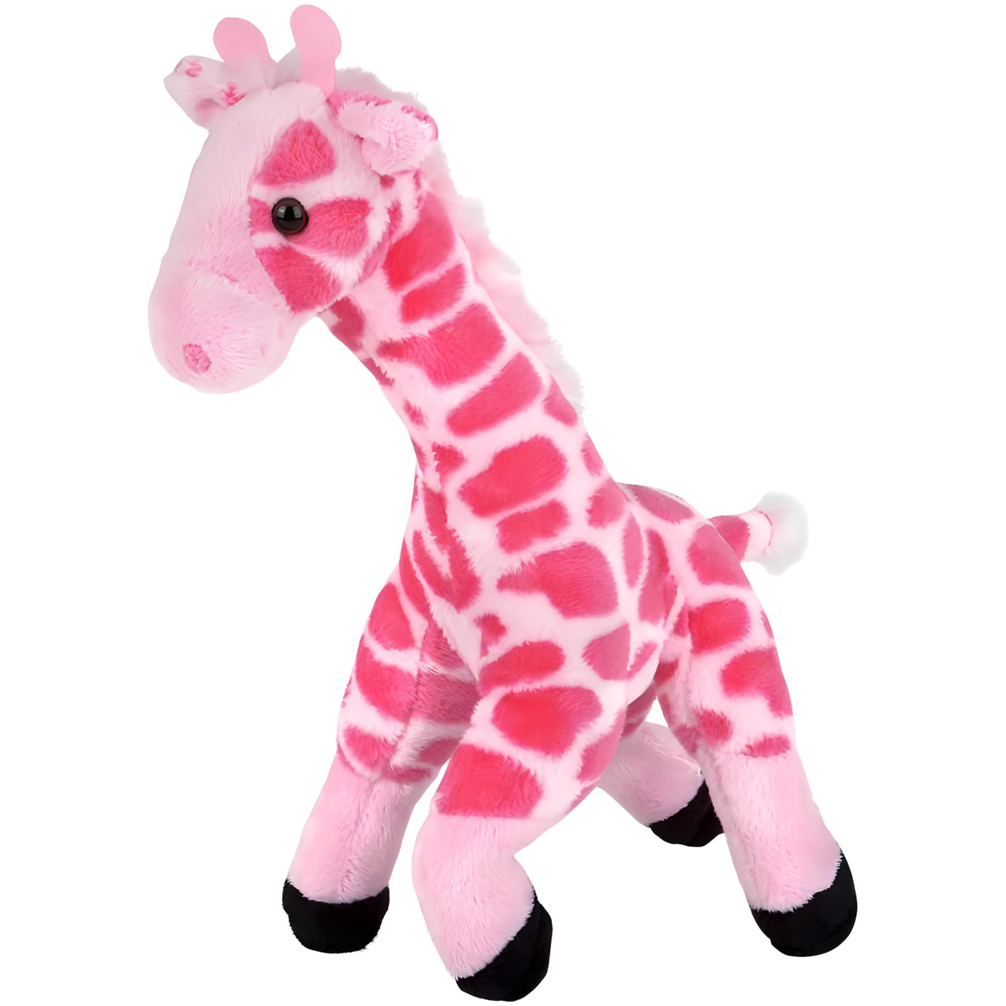 11-Inch Pink Giraffe Plush - Soft Safari Stuffed Toy for Kids