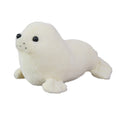 11.8 Inch White Seal Plush Stuffed Animal - Soft Cute Kawaii Pillow Toy for Kids by zhidiloveyou