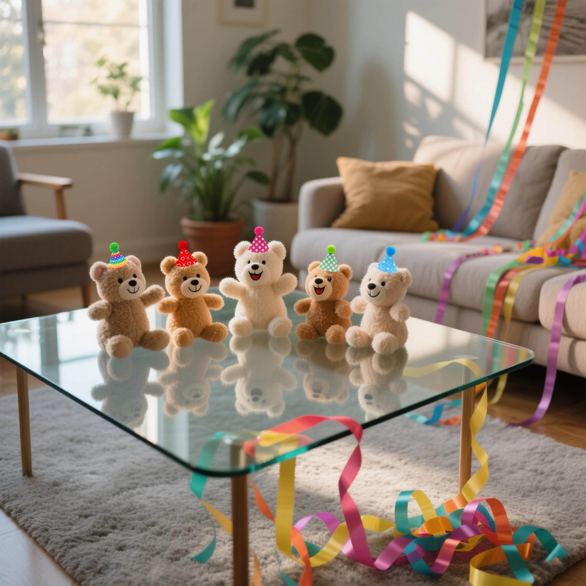12 Pack Adult Sized Felt Party Hats – Reusable Cone Hats for Birthdays, Pets & Stuffed Animals