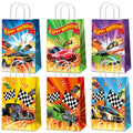 12 Pack Hot Car Party Favor Bags – Race Car Themed Goodie Bags for Birthday Baby Shower