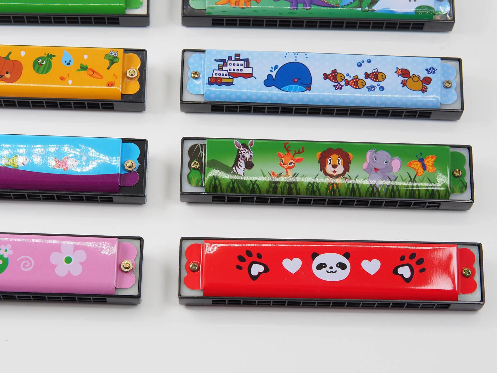12-Pack Kids Harmonicas - 16-Hole Musical Toy for Party Favors, Goodie Bags, Classroom Prizes for Ages 4+