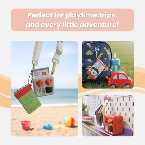12-Pack Yoto Card Holders with Rings – Secure, Portable Storage for Yoto, MYO, and Library Cards