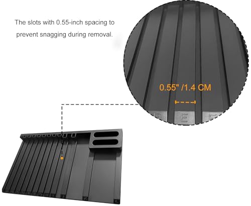 12-Slot Model Sprue Holder for Gundam MG/HG/PG Kits - Black Runner Organizer with Storage Compartments