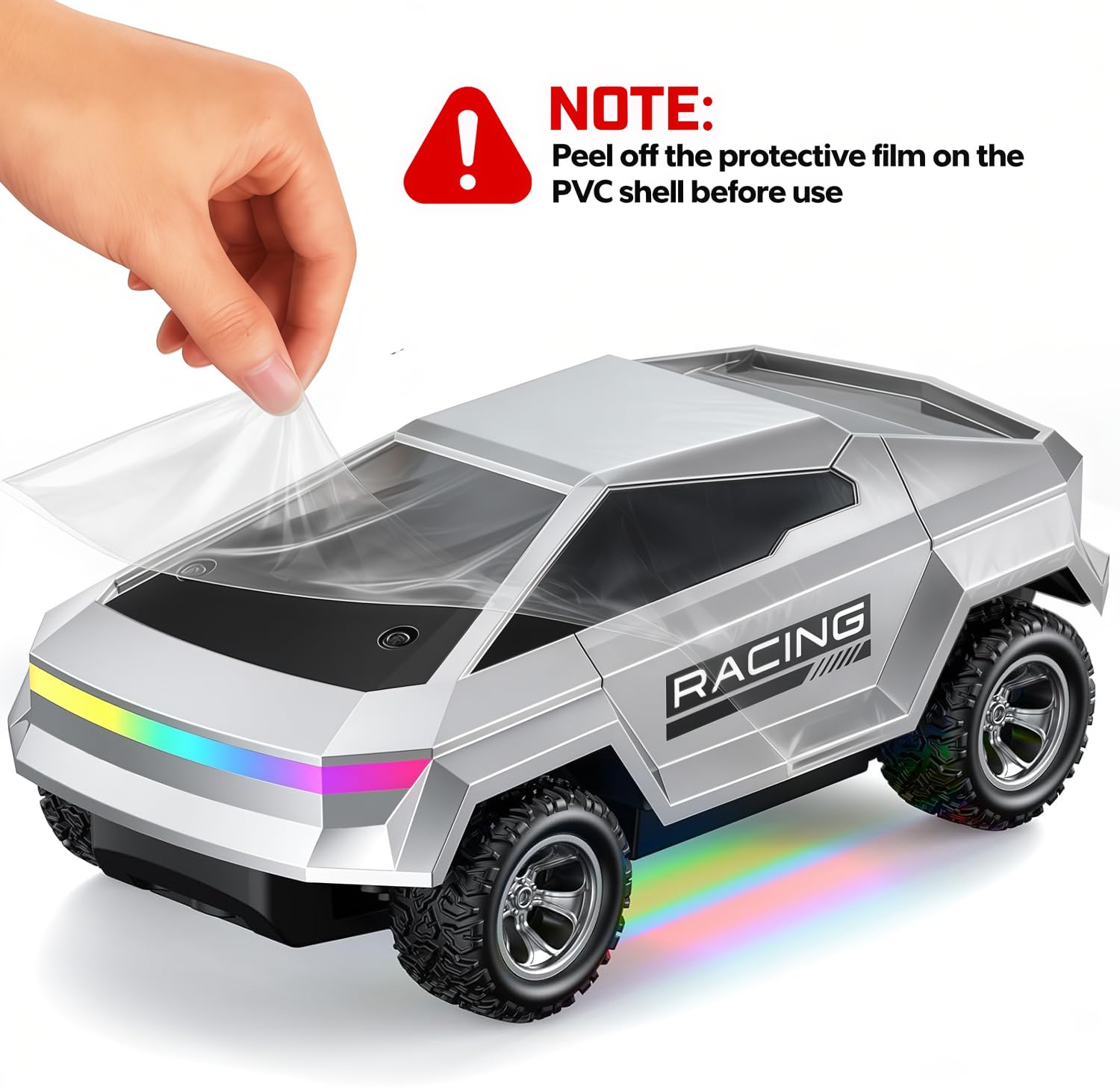 1:24 Scale RC Pickup Truck with LED Lights and 2WD – ValueTalks Off-Road Remote Control Car for Kids