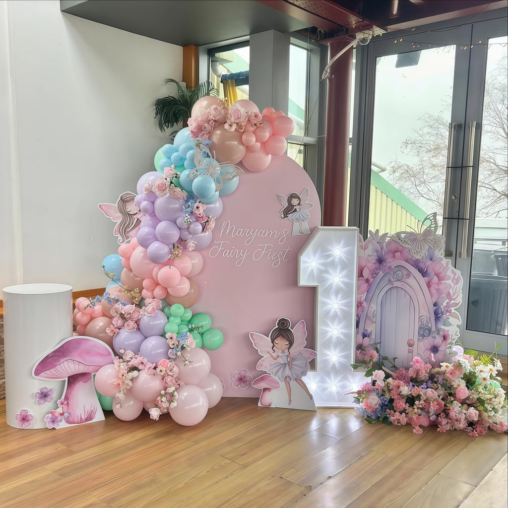 125Pcs Sage Green Purple Pink Balloon Garland Arch Kit for Baby Shower Birthday Party Decoration