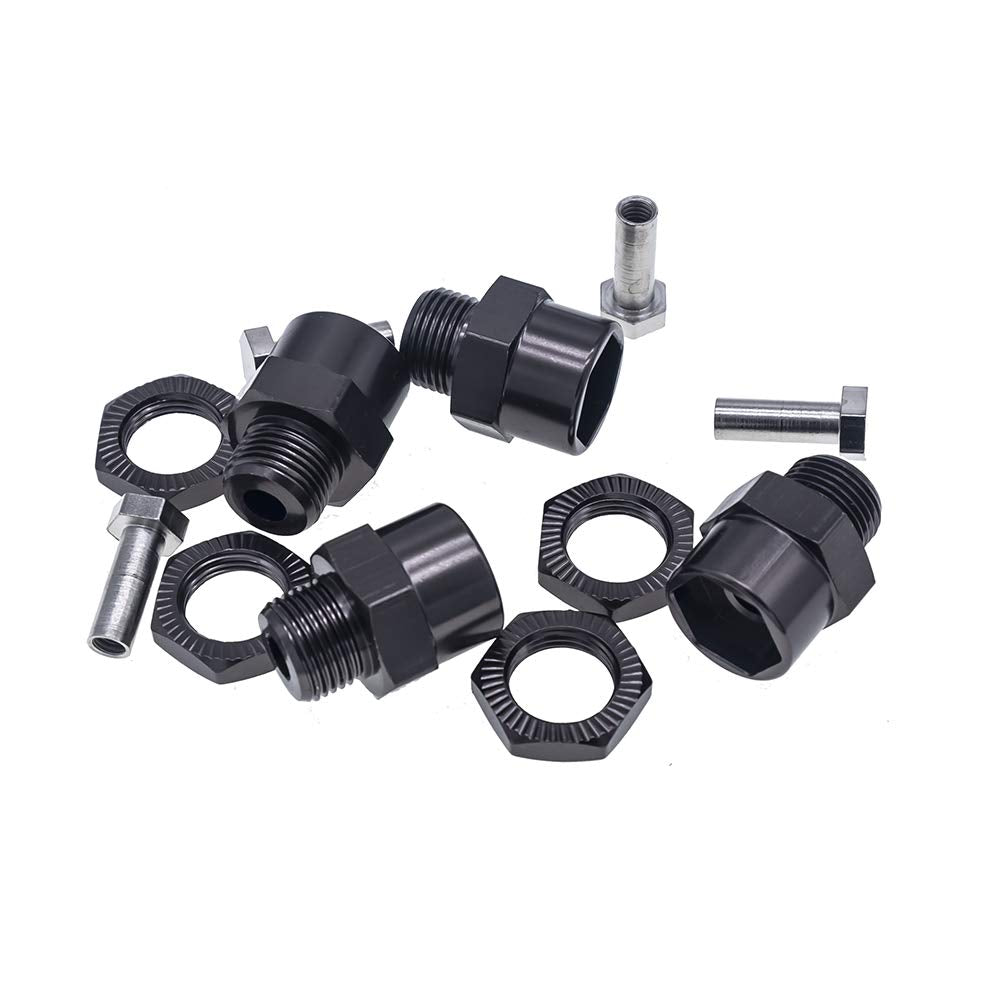12mm to 17mm Wheel Hex Hub Adapter for 1/10 RC Cars – CNC Aluminum Conversion Set