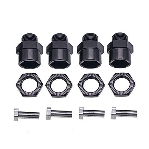 12mm to 17mm Wheel Hex Hub Adapter for 1/10 RC Cars – CNC Aluminum Conversion Set