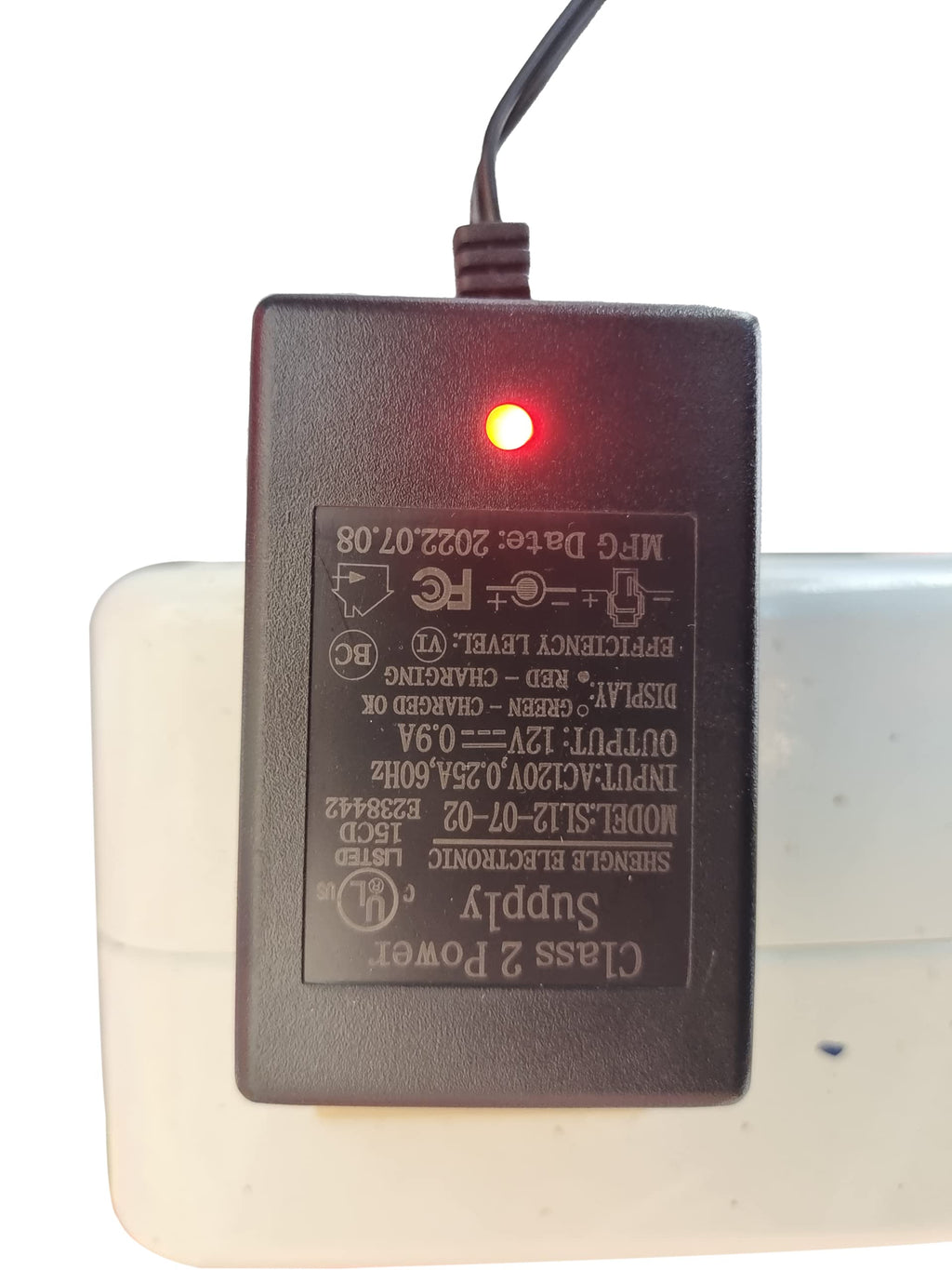 12V Universal Battery Charger for Ride-On Toys – edonka 0.9A Power Supply with 6FT Cord, Overcharge Protection for Kids Electric Cars