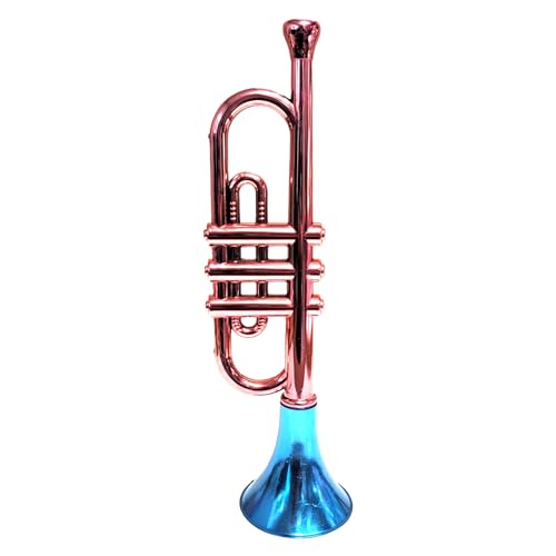 13-Inch Metallic Plastic Party Trumpet Noisemaker – Random Color – Zugar Land