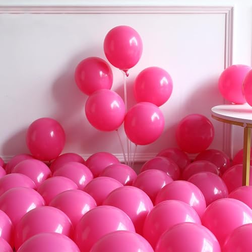 133-Piece Hot Pink Leopard Print Balloon Arch Kit for Wild One Jungle Birthday Parties