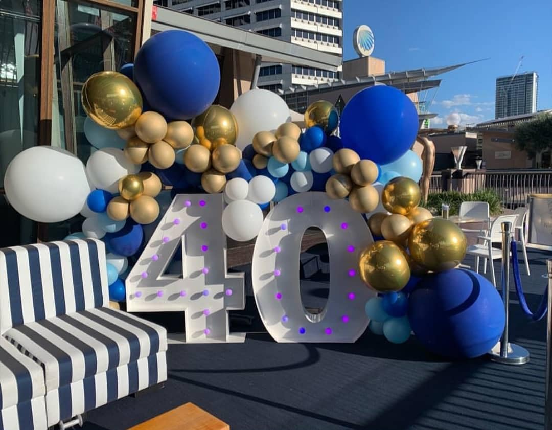 139Pcs Blue & Gold Graduation Balloon Arch Kit - Class of 2026, Confetti, Royal Blue, White, Metallic Gold