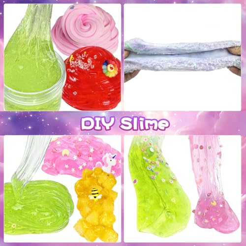 15-Pack Cloud Galaxy Butter Slime Kit – Non-Sticky, Soft Sludge Toy for Kids, Birthday & Party Favors