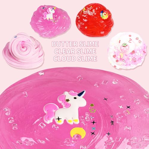 15-Pack Cloud Galaxy Butter Slime Kit – Non-Sticky, Soft Sludge Toy for Kids, Birthday & Party Favors