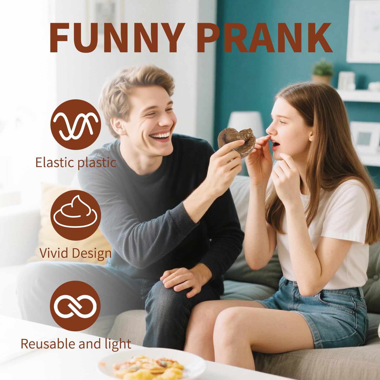 15 Realistic Fake Poo Prank Toys – Lifelike Dog Poop Props for April Fools, Halloween & Gags
