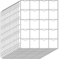 15 Sheets 300 Pockets Coin Pocket Pages for 2x2 Cardboard Coin Flips - Acid-Free PVC, 9-Hole Binder Pages