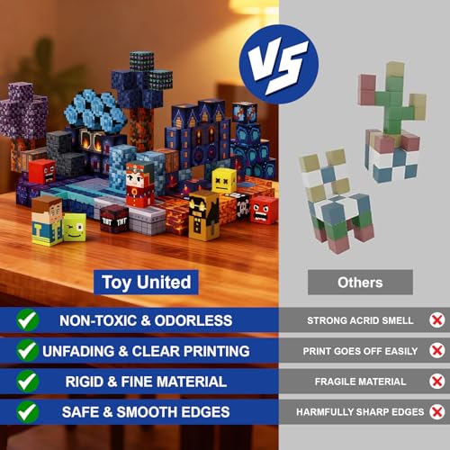 150-Piece Magnetic Building Blocks Set – 0.8-Inch Cubes for Ages 3+ (Blue)