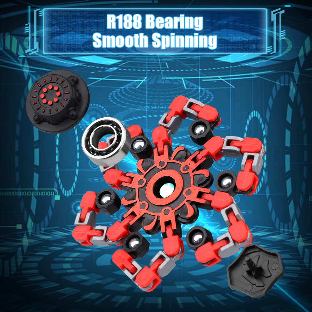 15PCS Transformable Robot Fidget Spinner Set - Stretchy Deformable Sensory Toy for Kids & Adults