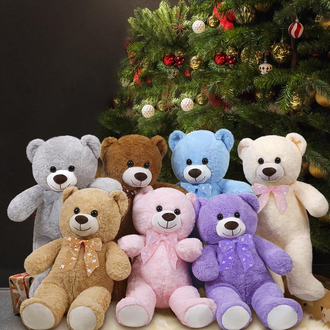 16 Inch Pink Plush Teddy Bear – Ultra-Soft Stuffed Animal Toy for Gifts & Cuddles