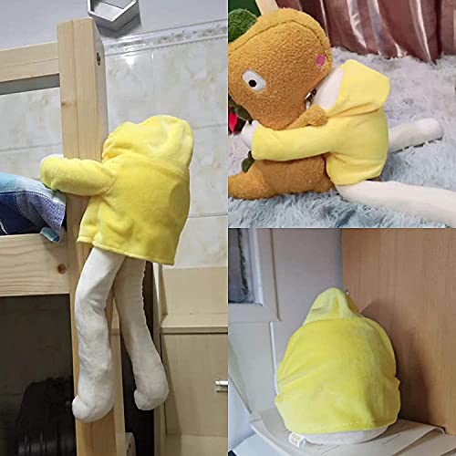 16-Inch Plush Banana Man Toy with Poseable Limbs and Magnetic Hands – Funny Decompression Stuffed Doll by Sunfedmiss (Green)