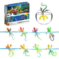16 Pack Color Changing Lizard Bath Toys – Thermochromic Water Toys for Kids Age 3+