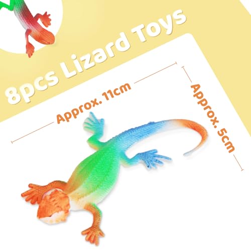 16 Pack Color Changing Lizard Bath Toys – Thermochromic Water Toys for Kids Age 3+