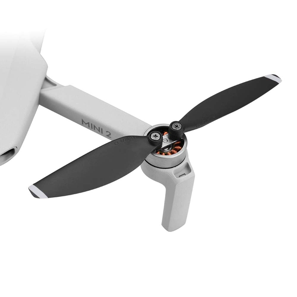 16-Pack Mini 2 Propellers, Low-Noise Quick-Release Blades for DJI Mini 2/Mini SE/Mini 2 SE/Mini 4K, Silver (Includes Screws & Screwdriver)