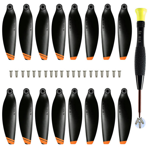 16-Pack Replacement Propellers with Magnetic Screwdriver for DJI Mini 4K, Mini 2, Mini 2 SE