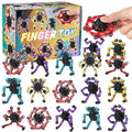 16-Pack Transformable Fidget Spinner Toys – Sensory Stress Relief Chain DIY Robot Set with Gift Box for Kids