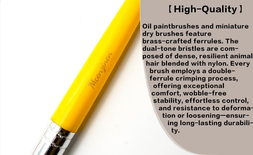 16-Piece Non-Toxic Paint Brush Set for Kids Ages 3-8 - Washable Nylon Bristles by Mcenzinen