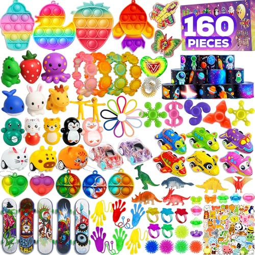 160-Piece Fidget Toy Party Favors Pack – Random Sensory Set for Kids & Adults