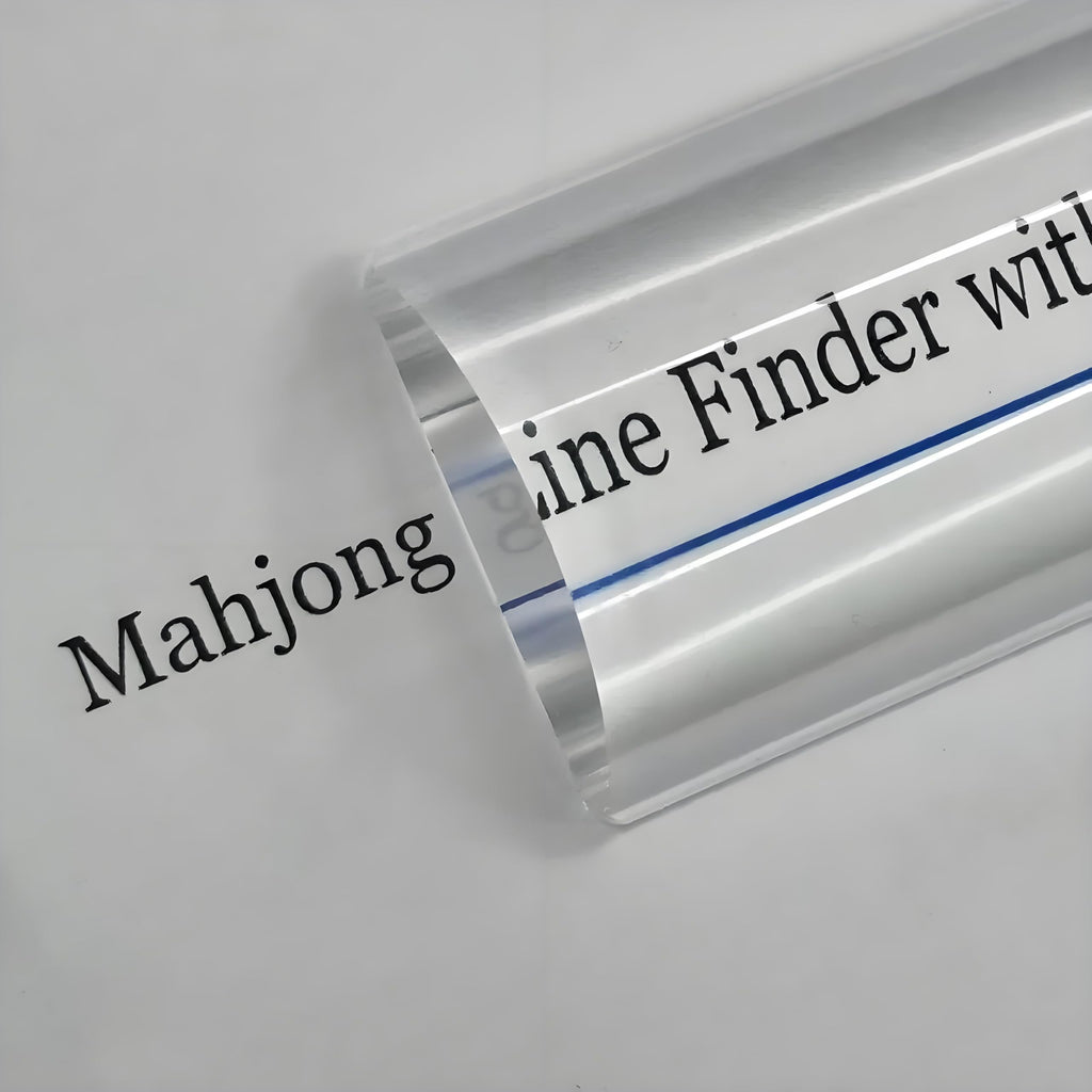 2-Pack Mahjong Line Magnifying Finder with Guiding Line for NMJL Card – Blue by Viyohoh